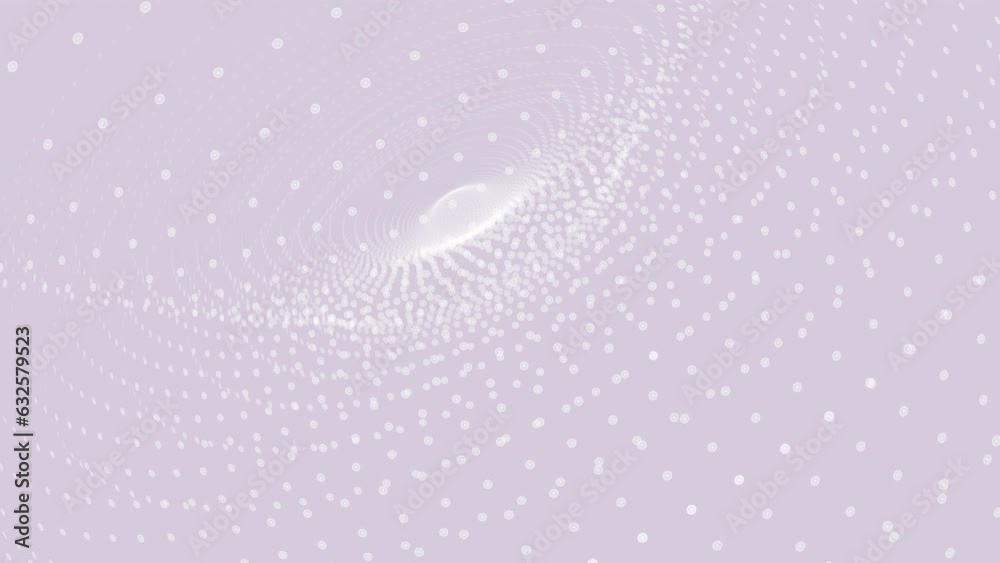 3D animation of particulars in magnificent motion creating amorphous forms, with spherical oscillation effects, 4K abstract background of future shape