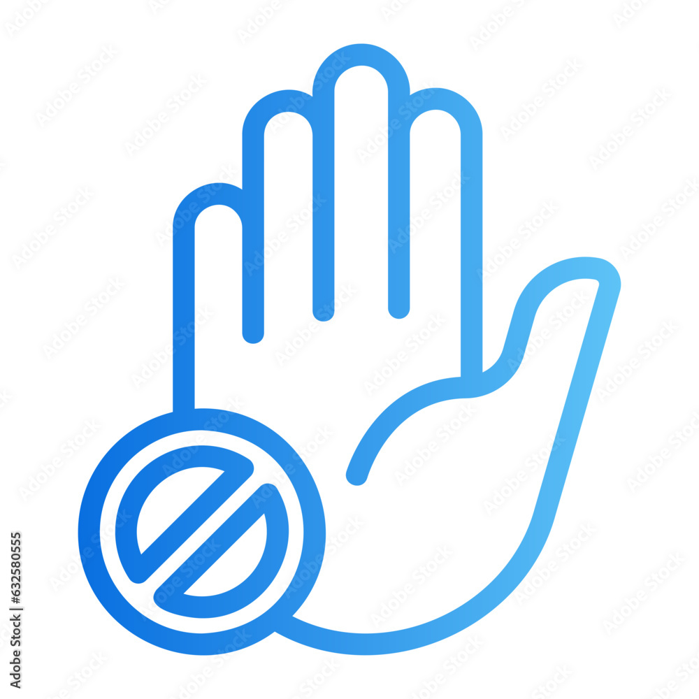 stop gradient icon stop gradient icon