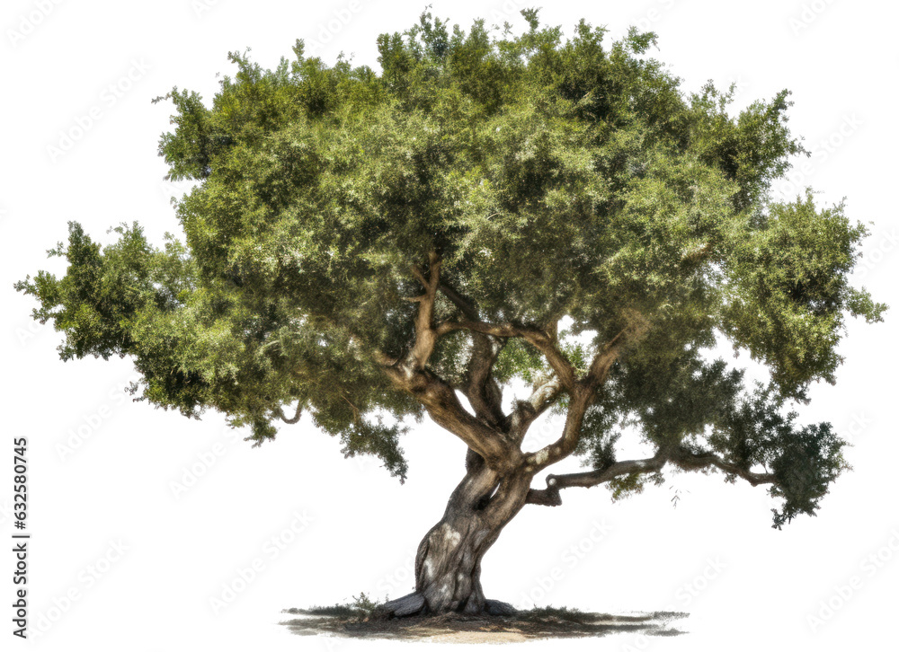 Old century oil tree with transparent background Old century oil tree with transparent background