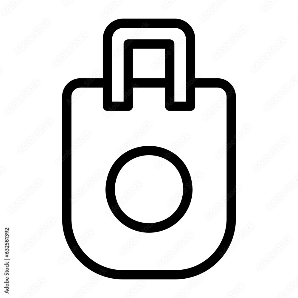 eco bag line icon eco bag line icon