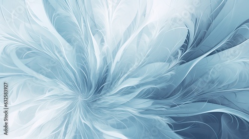 Abstract winter background with cool blues and whites