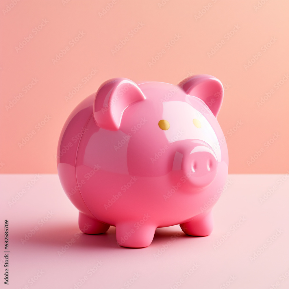 Piggybank under Studio Light