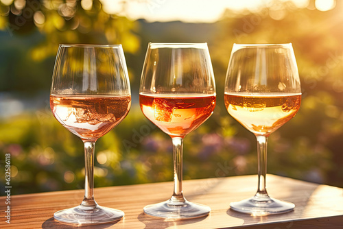 Vibrant Wine Selection: Roses, Whites, Reds