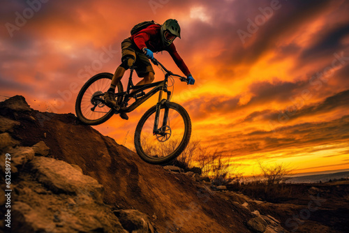 Biking at Sunset