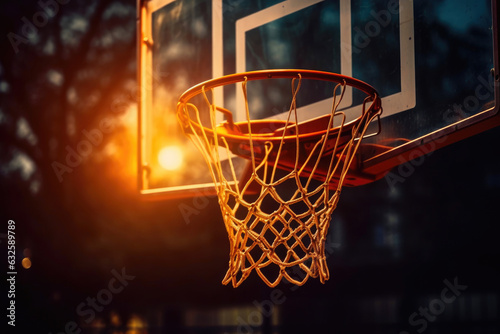 The Empty Urban Basketball Scene © AIproduction