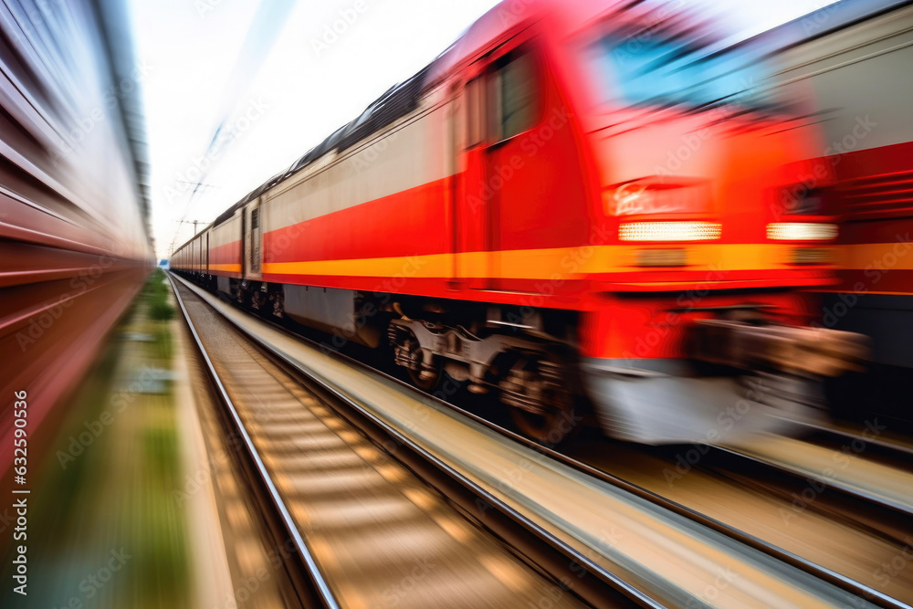 Motion Captured on a Cargo Train