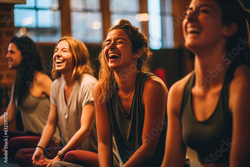 20-Year-Olds' Indoor Yoga Gathering