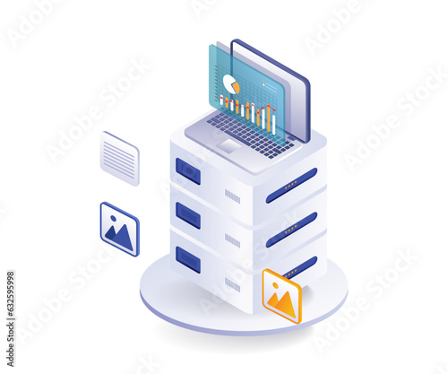 Analytics computer server