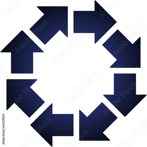 rotate arrow icon design  photo