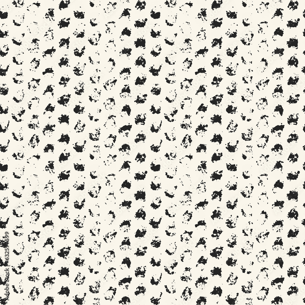 Monochrome Faded Ink Dots Textured Pattern Monochrome Faded Ink Dots Textured Pattern