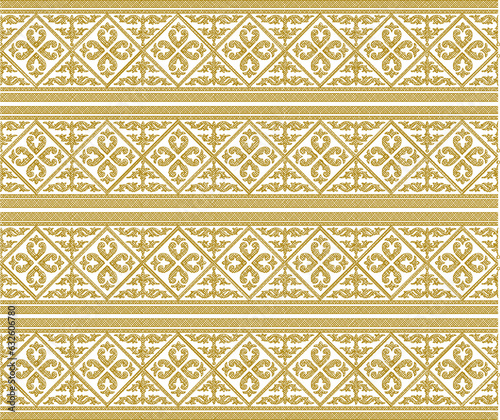 Obraz na plátně Vector sketch illustration of traditional classic roman greek byzantium vintage
