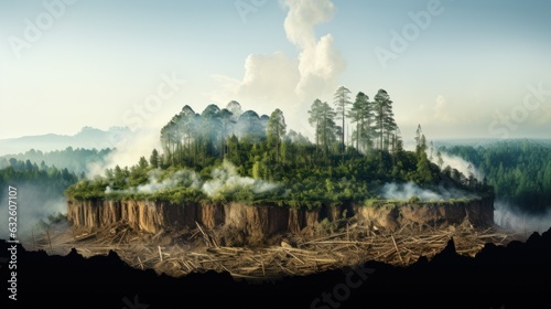 Deforestation. Threats to Earth s Biodiversity and Increasing Carbon Dioxide Emissions into the Atmosphere