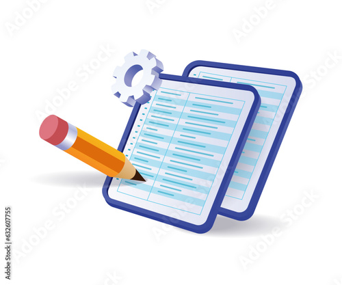 Fill in the registration data table