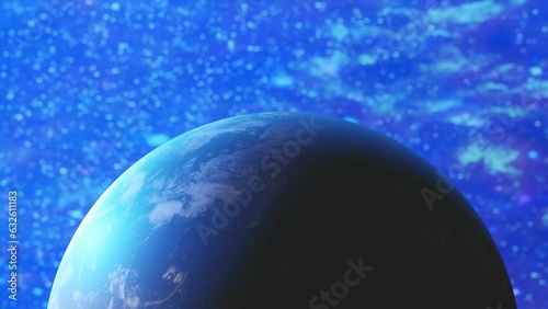 Planet Earth in space