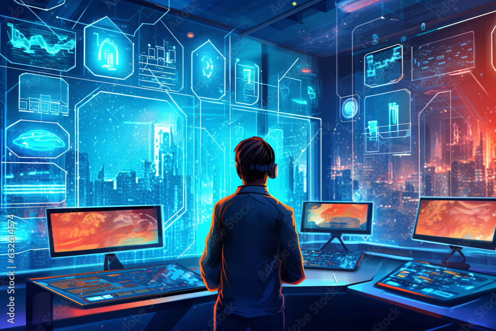 Futuristic blockchain Futuristic blockchain