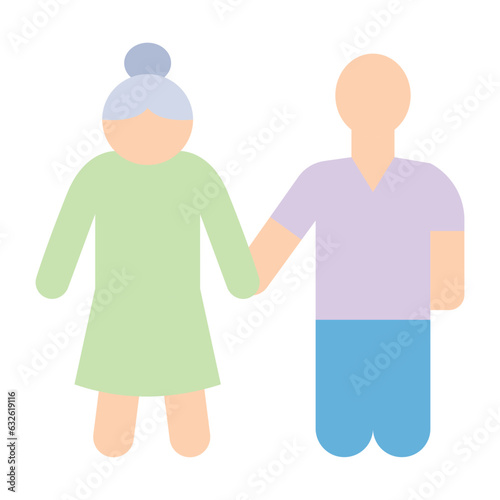 He is care taker of his grandmother