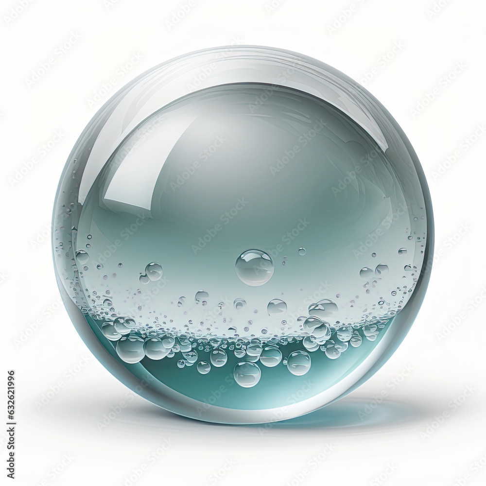 Magic crystal ball. The fire of life kindles inside the ball. Magic crystal ball. The fire of life kindles inside the ball.