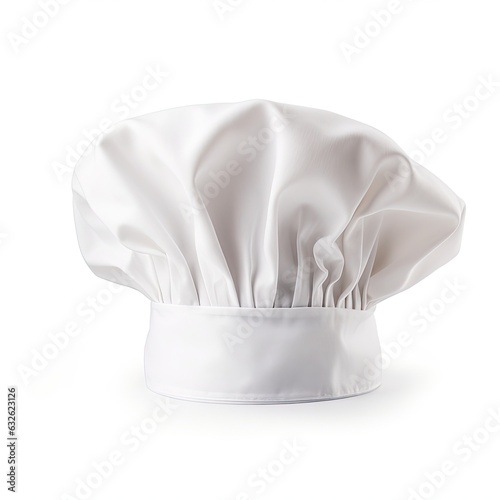 chef's hat isolated on white generative AI