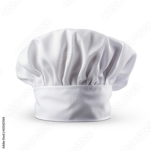 chef's hat isolated on white generative AI