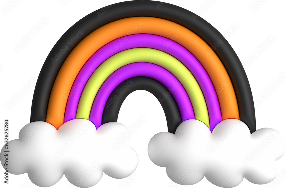 Halloween Rainbow 3D