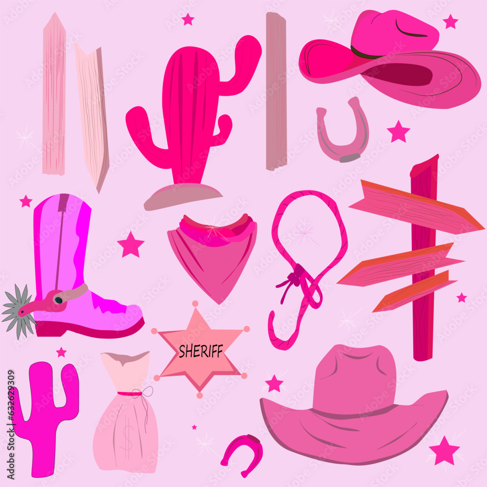 set of the pink season of the American rodeo.