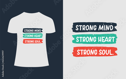 Wellness awareness t-shirt design template 