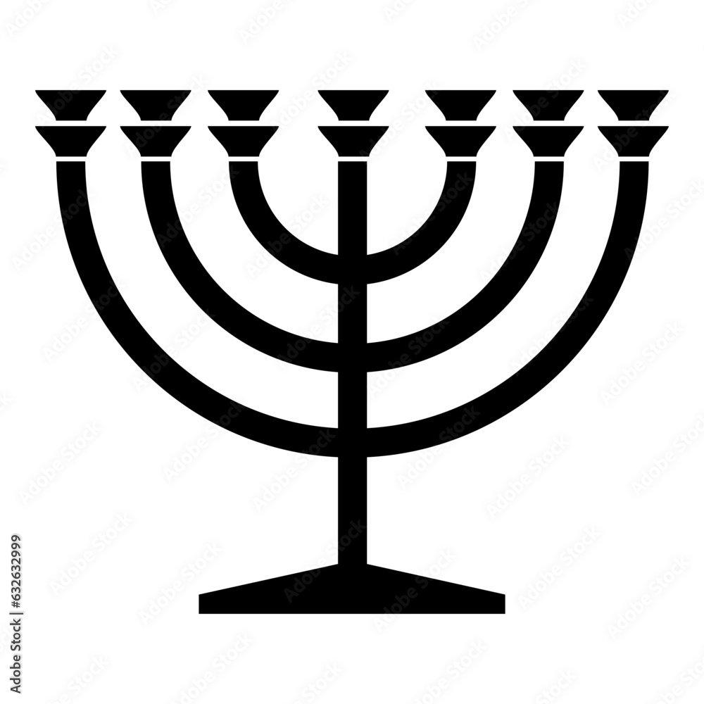 hanukkah menorah with candles hanukkah menorah with candles
