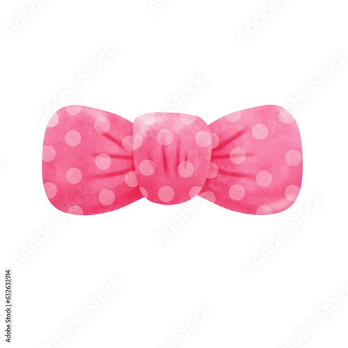 Bow tie watercolor element illustration Png