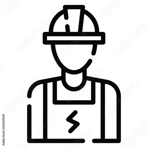Electrician is a person who installs and maintains electrical equipment