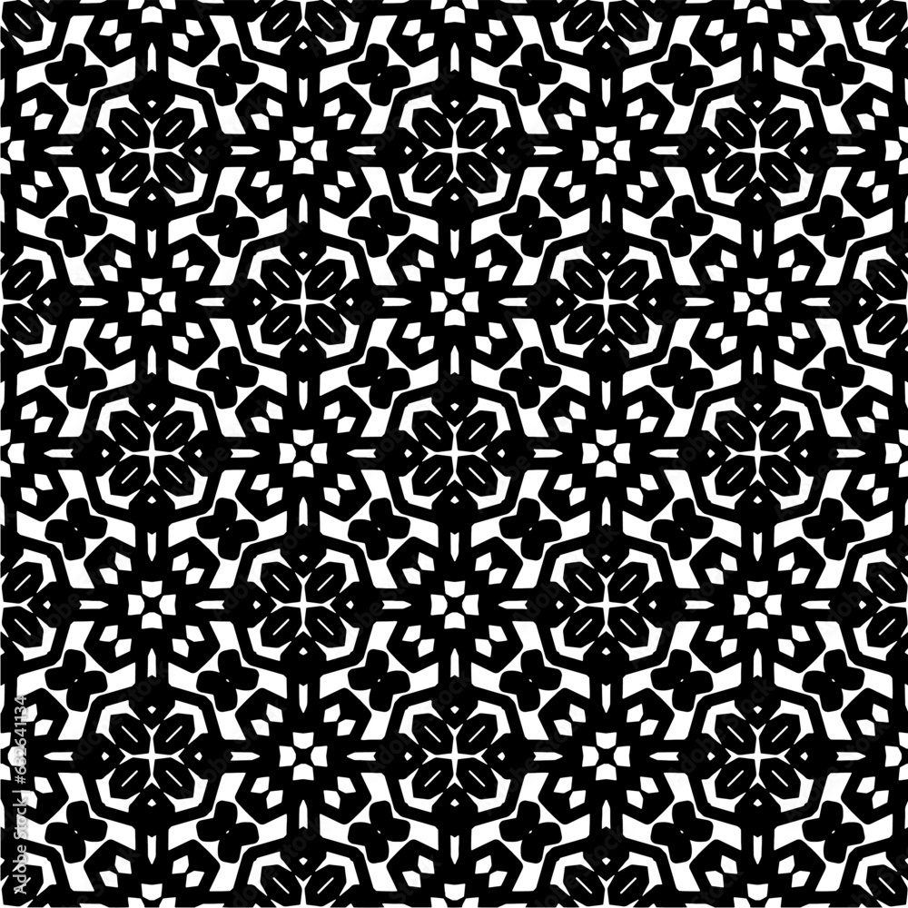 Black and white pattern . Figures ornament.Seamless pattern for fashion, textile design, on wall paper, wrapping paper, fabrics and home decor. Black and white pattern . Figures ornament.Seamless pattern for fashion, textile design, on wall paper, wrapping paper, fabrics and home decor.