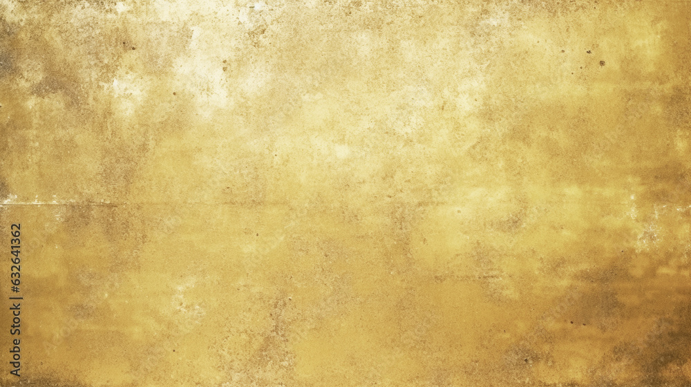 Shiny golden texture of gold concrete wall background.