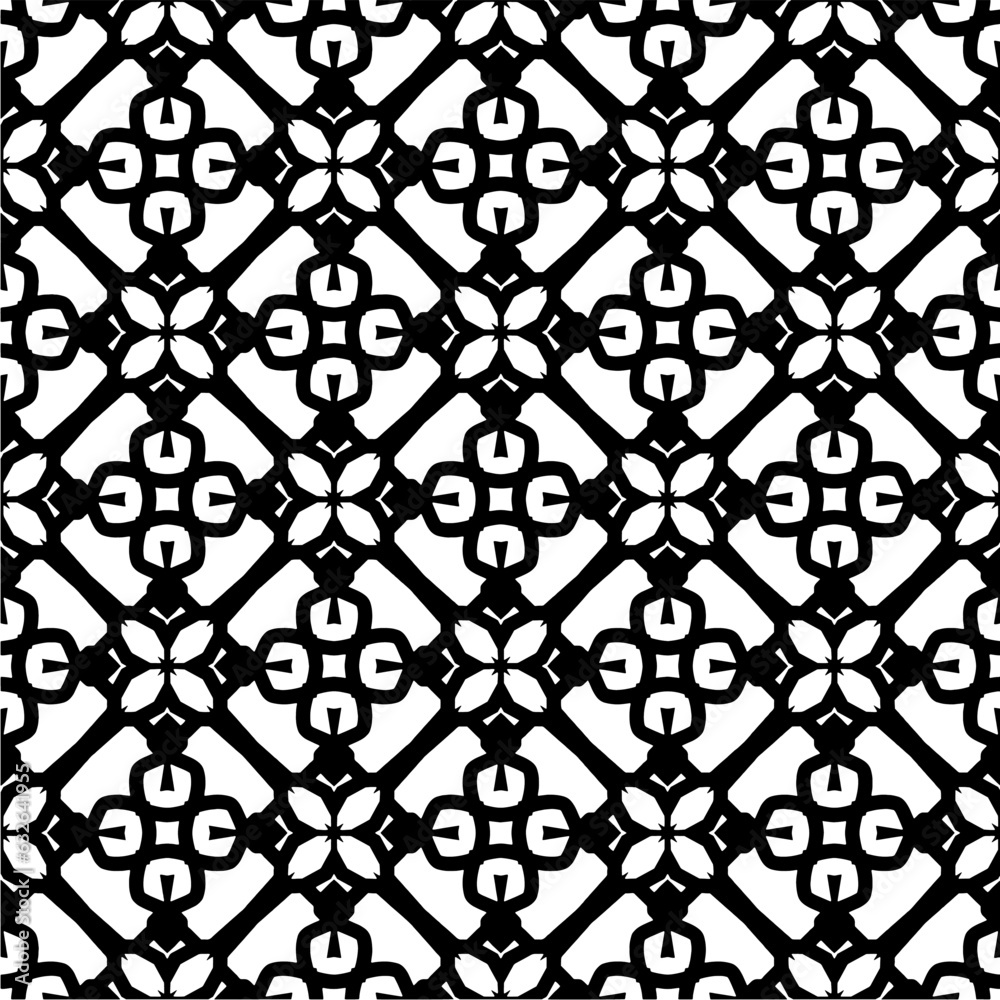 Black and white pattern . Figures ornament.Seamless pattern for fashion, textile design, on wall paper, wrapping paper, fabrics and home decor. Black and white pattern . Figures ornament.Seamless pattern for fashion, textile design, on wall paper, wrapping paper, fabrics and home decor.