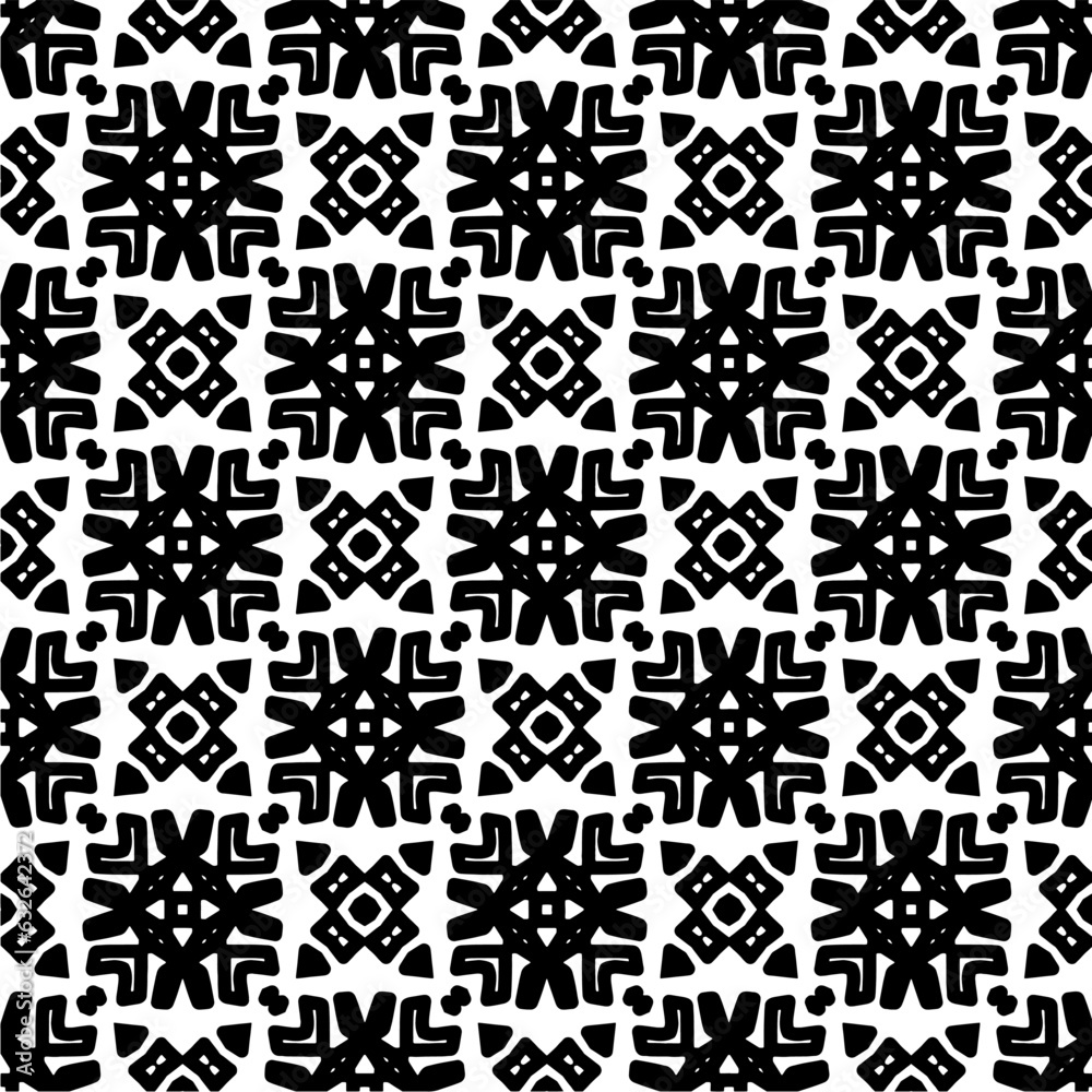 Black and white pattern . Figures ornament.Seamless pattern for fashion, textile design, on wall paper, wrapping paper, fabrics and home decor.
Black and white pattern . Figures ornament.Seamless pattern for fashion, textile design, on wall paper, wrapping paper, fabrics and home decor.