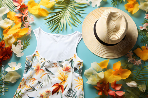 woman summer party dress green and teal