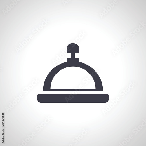 hotel bell icon. hotel ring isolated icon