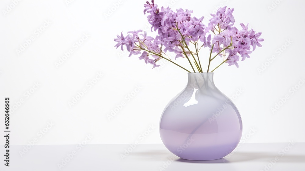 vase centerpiece isolated on white generative AI vase centerpiece isolated on white generative AI