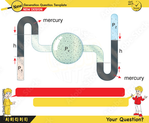 Physics, pressure in liquids and gases, Physical experience confirming that liquids, gases transmit pressure in all directions equally - Pascal's law, next generation question template, exam question 