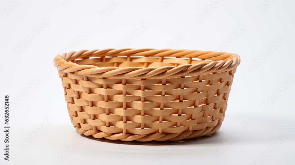 weaved basket isolated on white weaved basket isolated on white