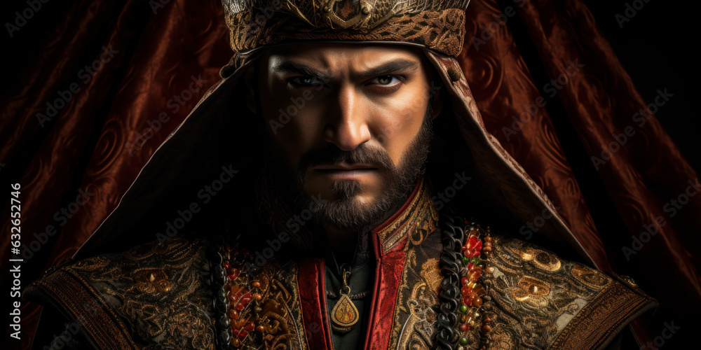 Osman the First known as the founder of the Ottoman Empire. Generative