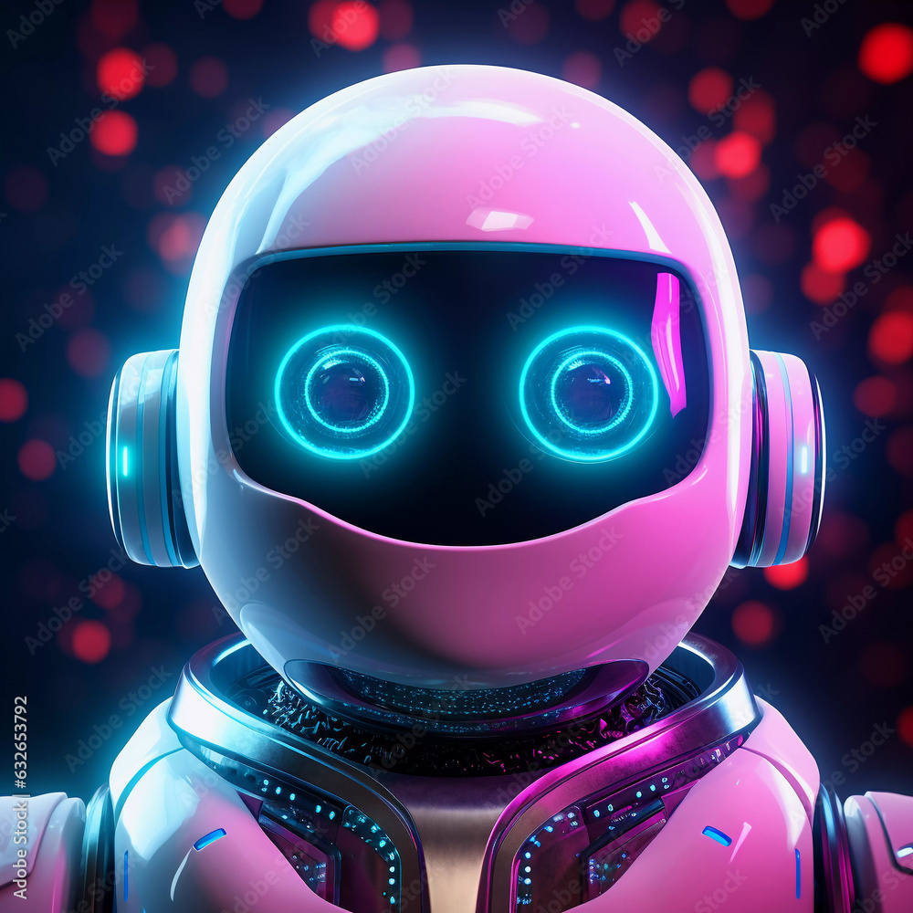 Retro Futuristic Robot Character Retro Futuristic Robot Character