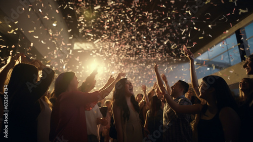 Craft a time-lapse video of the student's graduation day, with bokeh lights twinkling in the background as they celebrate with friends and family." 