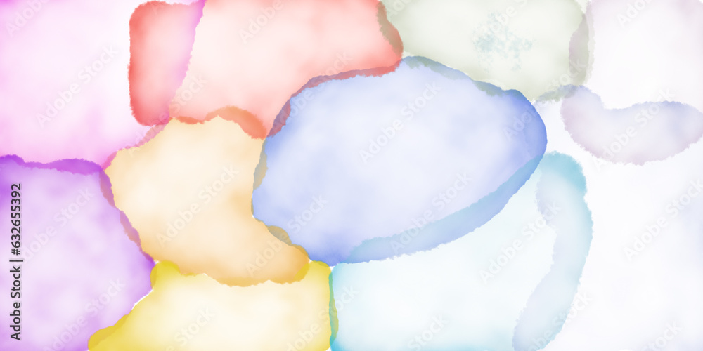 Fototapeta premium abstract watercolor background with colorful background