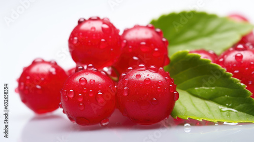 Сranberry isolated on a white background.