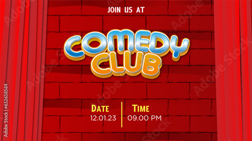 Stand up comedy poster