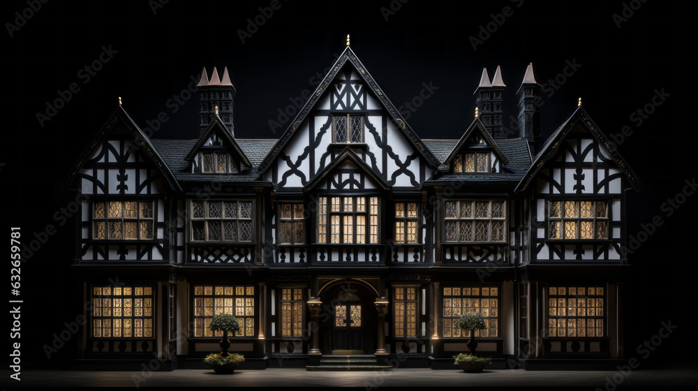 Fototapeta premium houses in the night