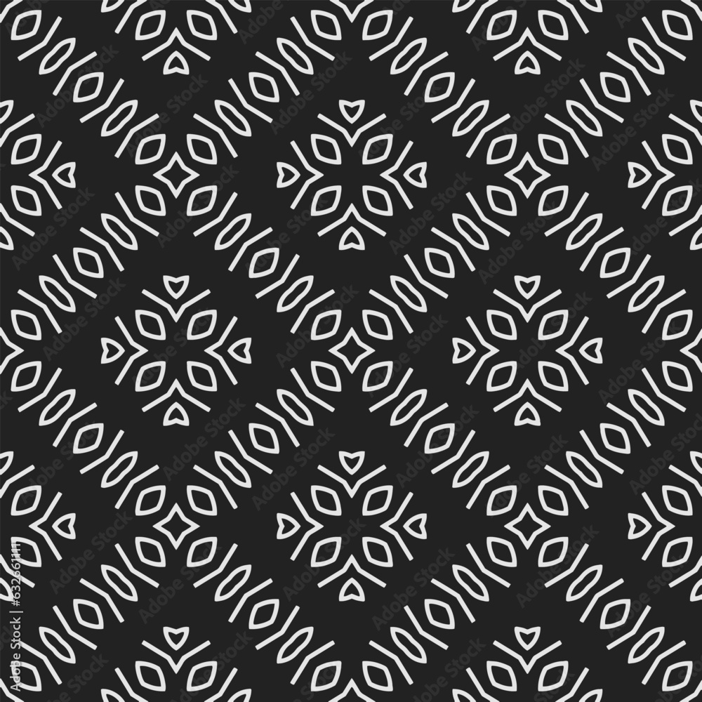 Black and white pattern . Figures ornament.Seamless pattern for fashion, textile design, on wall paper, wrapping paper, fabrics and home decor. Black and white pattern . Figures ornament.Seamless pattern for fashion, textile design, on wall paper, wrapping paper, fabrics and home decor.