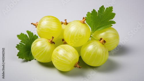 Gooseberry isolated on a white background.
