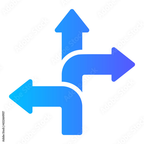 decisions gradient icon
