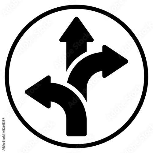 direction glyph icon