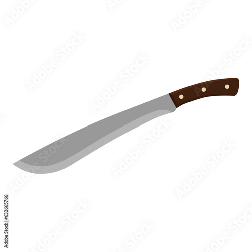 Machete vector isolated on white background